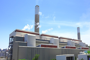Image showing Exterior of industrial plant 