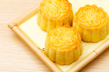 Image showing Chinese traditional mooncake