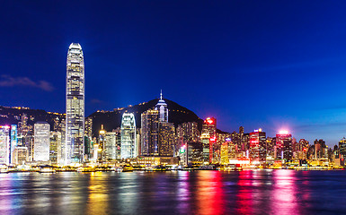 Image showing Hong Kong at night