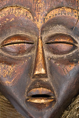 Image showing antique African mask