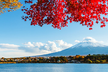 Image showing Mt. Fuji in autumn