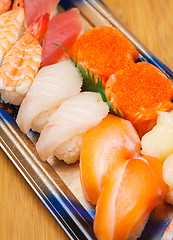 Image showing Japanese sushi bento box