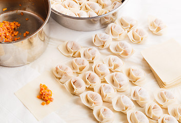 Image showing Homemade chinese dumpling