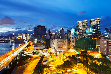 Image showing Cityscape at night