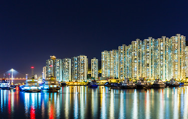 Image showing City in Hong Kong at night