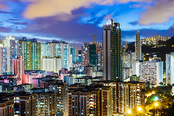 Image showing Kowloon downtown in Hong Kong