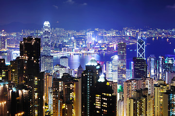 Image showing Hong Kong city skyline