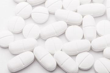 Image showing White mixing medicine