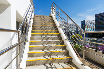 Image showing Cement staircase