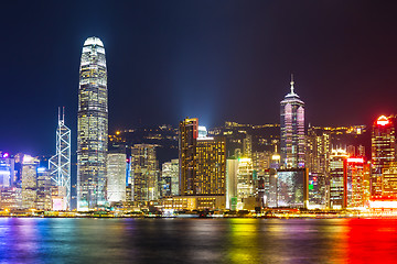 Image showing Hong Kong at night