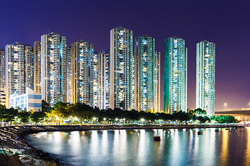 Image showing Residential district in Hong Kong