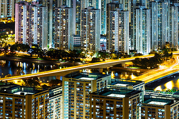 Image showing Residential district in Hong Kong