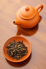 Image showing Chinese dried tea leave