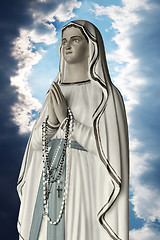 Image showing Virgin Mary statue