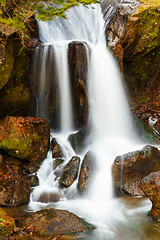 Image showing Waterfall in forest