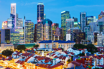 Image showing Singapore at night