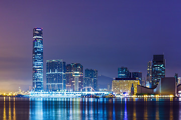 Image showing Kowloon downtown district in Hong Kong