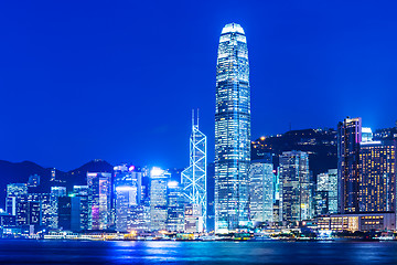 Image showing Hong Kong at night