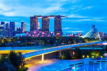 Image showing Singapore night