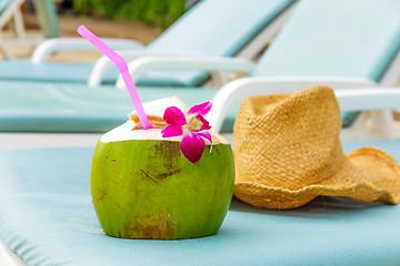 Image showing Relaxation on beach