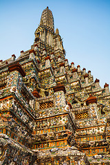 Image showing The Temple of Dawn Wat Arun in Thailand