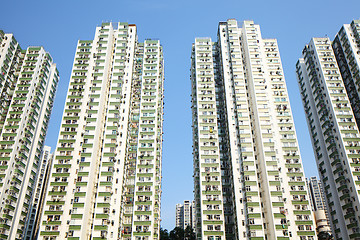 Image showing Apartment building in a city