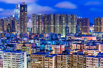 Image showing Apartment building in Hong Kong