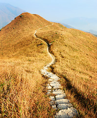 Image showing Hiking path