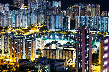 Image showing Residential district in Hong Kong