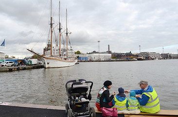 Image showing HELSINKI, FINLAND ? OKTOBER 2012: The Helsinki Baltic Herring Fa