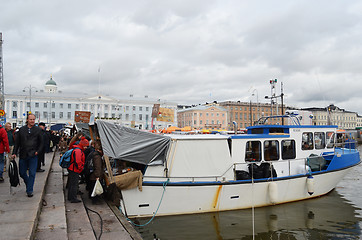 Image showing HELSINKI, FINLAND ? OKTOBER 2012: The Helsinki Baltic Herring Fa