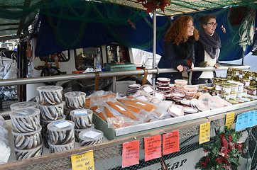 Image showing HELSINKI, FINLAND ? OKTOBER 2012: The Helsinki Baltic Herring Fa