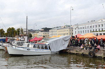 Image showing HELSINKI, FINLAND ? OKTOBER 2012: The Helsinki Baltic Herring Fa