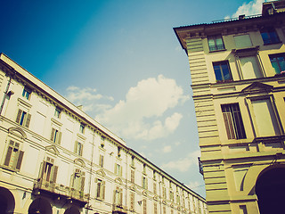 Image showing Retro look Via Po, Turin
