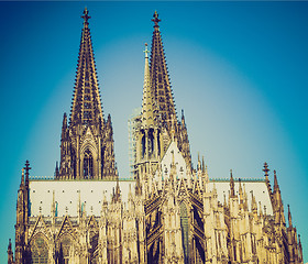 Image showing Retro look Koeln Dom