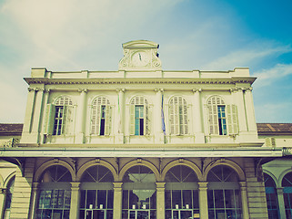 Image showing Retro look Old station, Turin