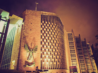 Image showing Retro look Coventry Cathedral