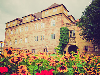 Image showing Retro look Altes Schloss (Old Castle), Stuttgart