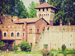 Image showing Retro look Medieval castle