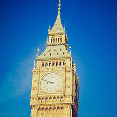 Image showing Vintage look Big Ben