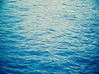 Image showing Retro look water background