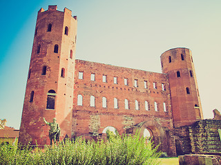 Image showing Retro look Torri Palatine, Turin