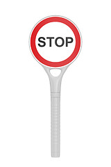 Image showing Plastic stop sign