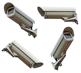 Image showing security cameras camera on white background