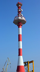 Image showing communications tower for tv and mobile phone signals