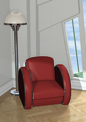 Image showing Red Chair