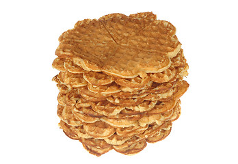 Image showing Waffle stack