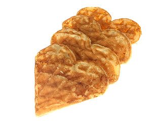 Image showing Waffle hearts