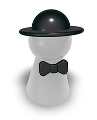 Image showing bow and hat