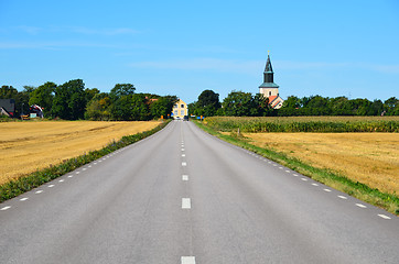 Image showing Road to the village